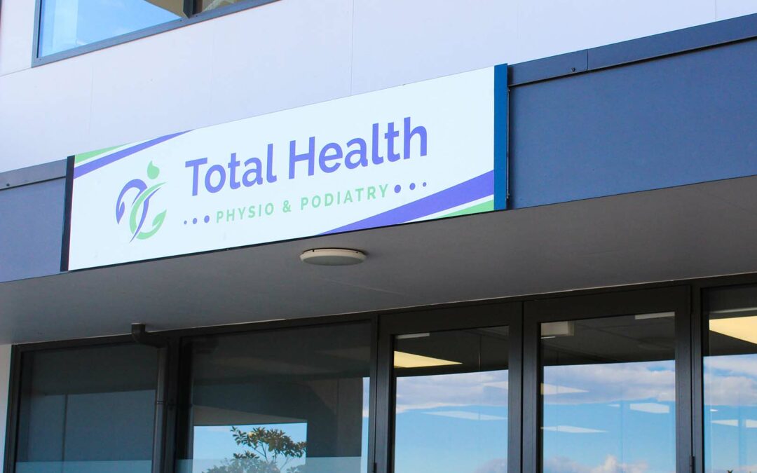the shop front of Total Health Physio & Podiatry