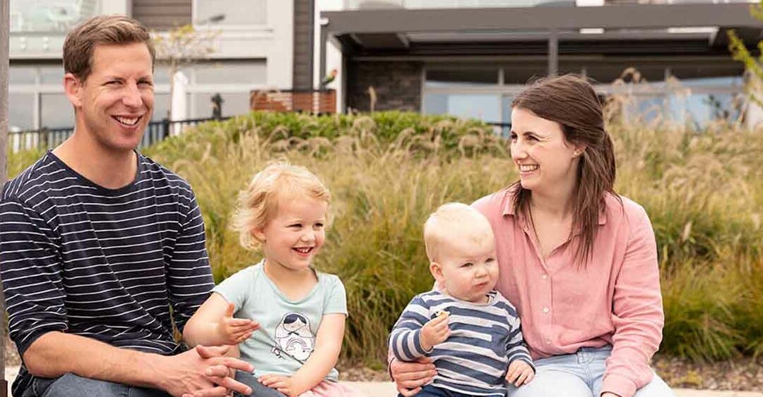 Happy-family-enjoying-the-sun-and-lifestyle-in-silverstream-north-cantebury